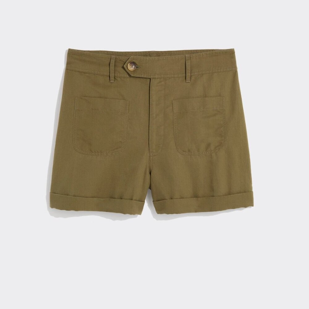 Vineyard Vines 3 Inch Patch Pocket Linen Blend Shorts Size 2